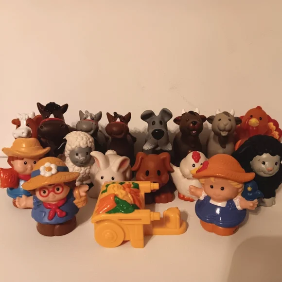 Lot of 18 Assorted Little People Farm Themed - Picture 1 of 3
